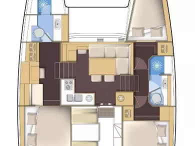 Lagoon Lagoon 40 Motor Yacht charter bareboat or skippered in  Šibenik