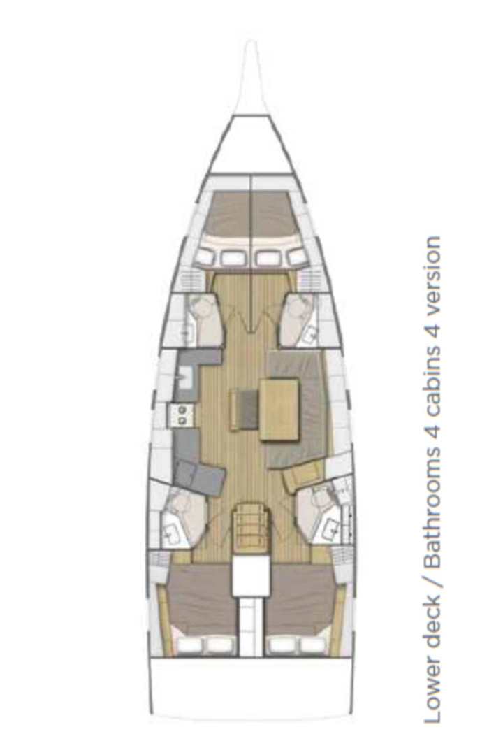 Bénéteau Oceanis 46.1 charter bareboat or skippered in  Komolac