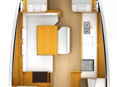 Jeanneau Sun Odyssey 519 charter bareboat or skippered in  Kaštela