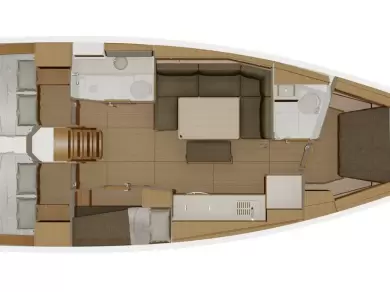 Yacht hire Skradin cheap Dufour 430