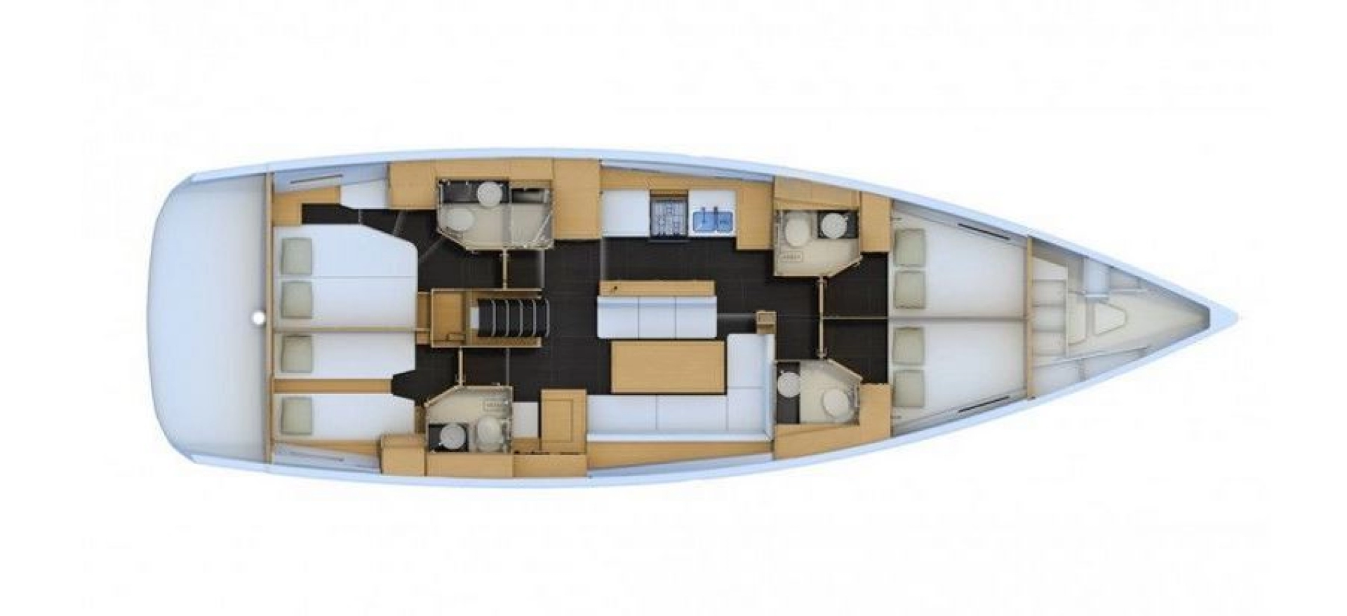 Yacht hire Kos cheap Jeanneau 54