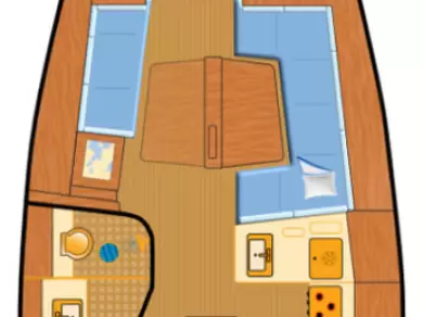 Yacht hire Punat cheap Hanse 418