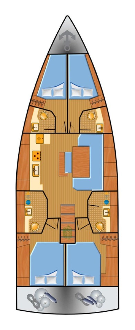 Charter a Hanse Hanse 460 in Biograd na Moru on Samboat