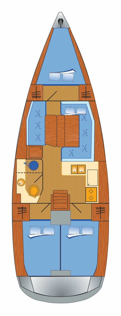 Sailboat hire in Punat - Jeanneau Sun Odyssey 389