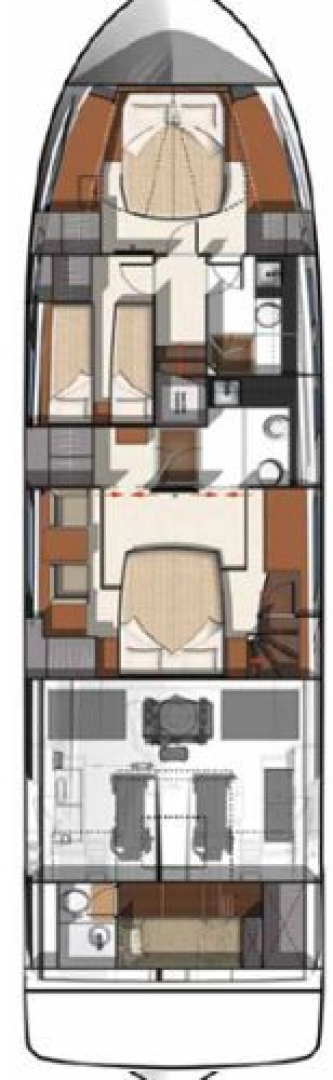 Charter a Prestige Yachts Prestige 550 Flybridge in Podstrana on Samboat