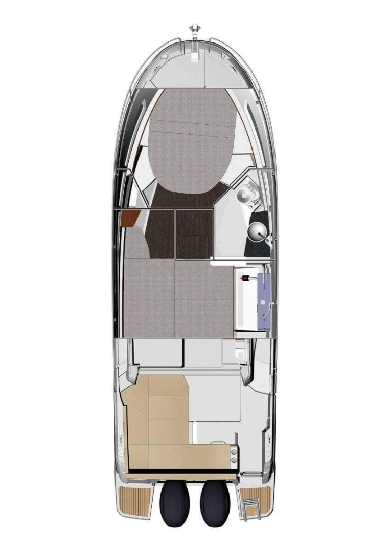 Hire Motorboat Jeanneau with a boat licence