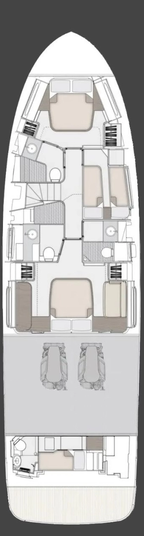 Hire Luxury Yacht with or without skipper Azimut Podstrana