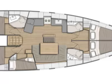 Charter a Bénéteau Oceanis 46.1 in Pomer on Samboat
