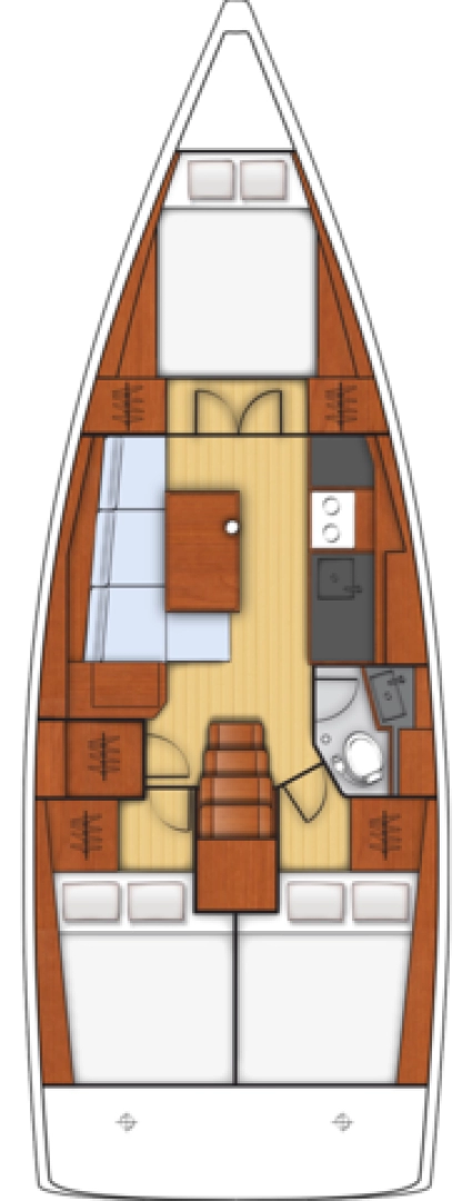 Hire Sailboat Bénéteau with a boat licence