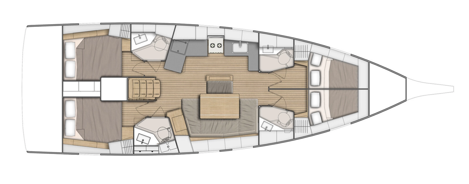 Yacht hire Lefkáda cheap Oceanis 46.1