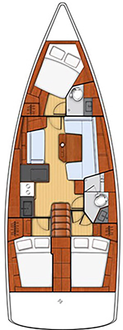 Hire Sailboat Bénéteau with a boat licence