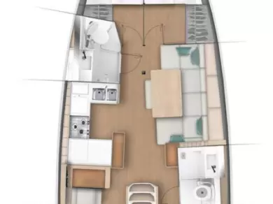 Jeanneau Sun Odyssey 440 charter bareboat or skippered in  Rhodes (City)