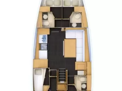 Sailboat hire in Benitses - Jeanneau Jeanneau 54