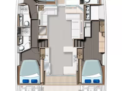 Yacht hire Eden Island cheap Leopard 53 - OW