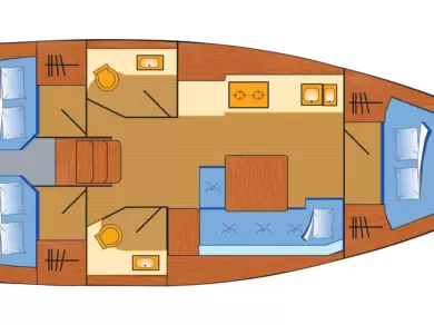 Sailboat hire in Heiligenhafen - Dufour Dufour 382 Grand Large