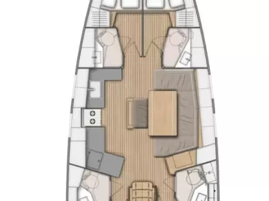 Hire Sailboat Bénéteau with a boat licence