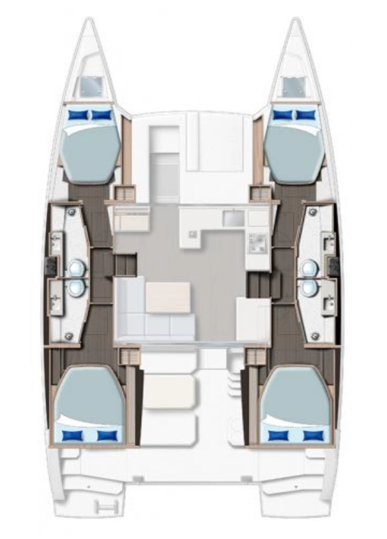 Yacht hire Procida cheap Leopard 42 - 4 cab.