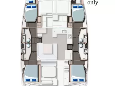 Leopard Catamarans / Robertson & Caine Leopard 45 charter bareboat or skippered in  Procida