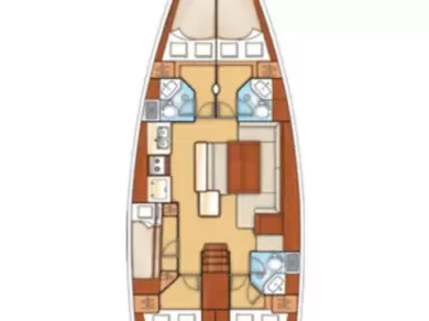 Hire Sailboat Bénéteau with a boat licence