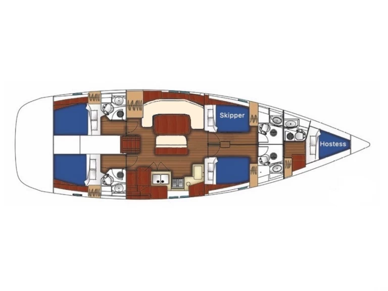 Sailboat hire in Golfo Aranci - Bénéteau Oceanis 523 Clipper