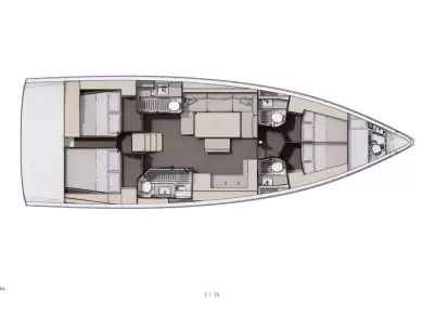 Sailboat hire in Kos - Dufour Dufour 470