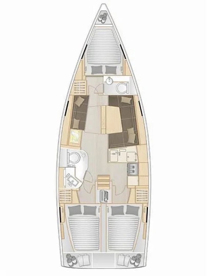 Hire Sailboat with or without skipper Hanse Betina