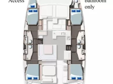 Hire Catamaran with or without skipper Leopard Catamarans / Robertson & Caine Furnari