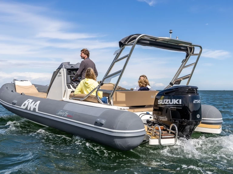 RIB hire in La Trinité-sur-Mer - Bwa Sport 26 GTO