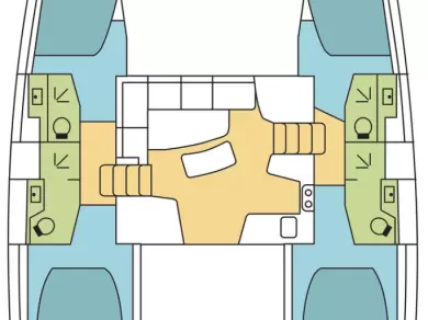 Yacht hire Lefkáda cheap Lagoon 42