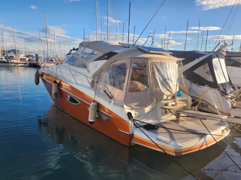 Cranchi Zaffiro 36 charter bareboat or skippered in  Portofino
