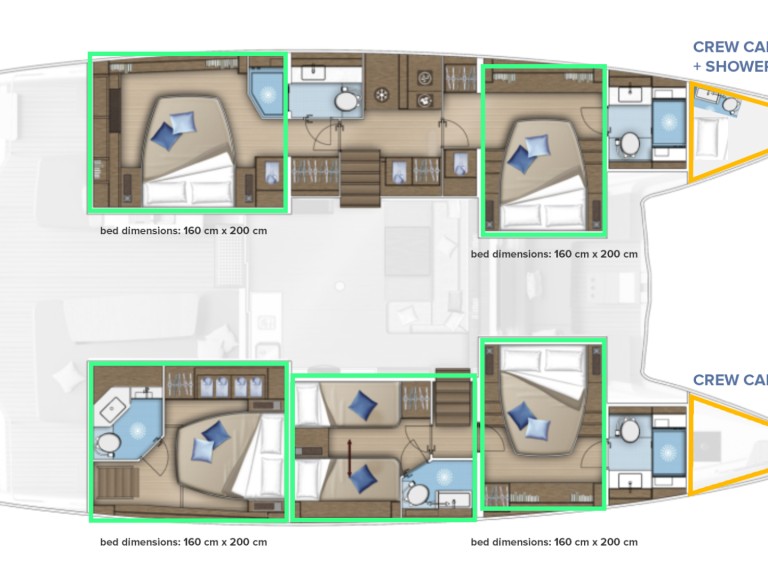 Yacht charter Kaštela - Lagoon Lagoon 55 on SamBoat