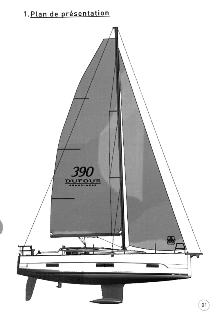 Dufour Dufour 390 Grand Large charter bareboat or skippered in  Port-Camargue