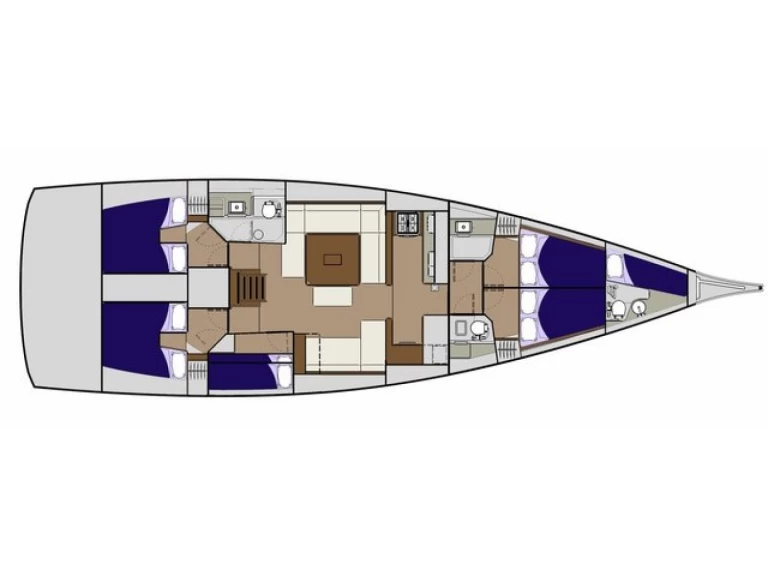 Sailboat hire in Rhodes (City) - Dufour Dufour 560 Grand Large