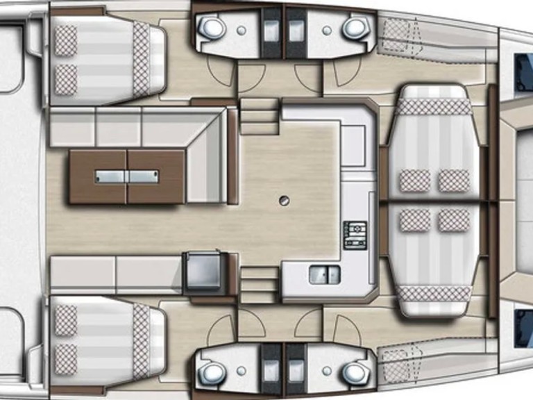 Bali Bali Catspace[G] charter bareboat or skippered in  Kaštel Gomilica