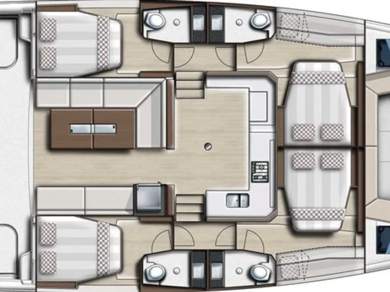 Bali Bali Catspace[G] charter bareboat or skippered in  Kaštel Gomilica