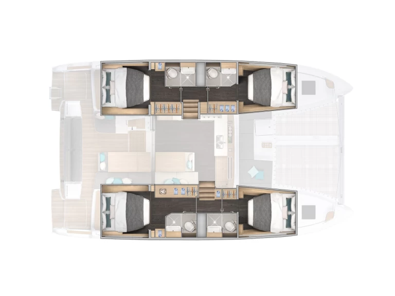 Yacht hire San Miguel De Abona cheap Lagoon 43