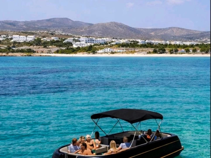 Yacht charter Naoussa - Swiss boat ponton Starlounger on SamBoat