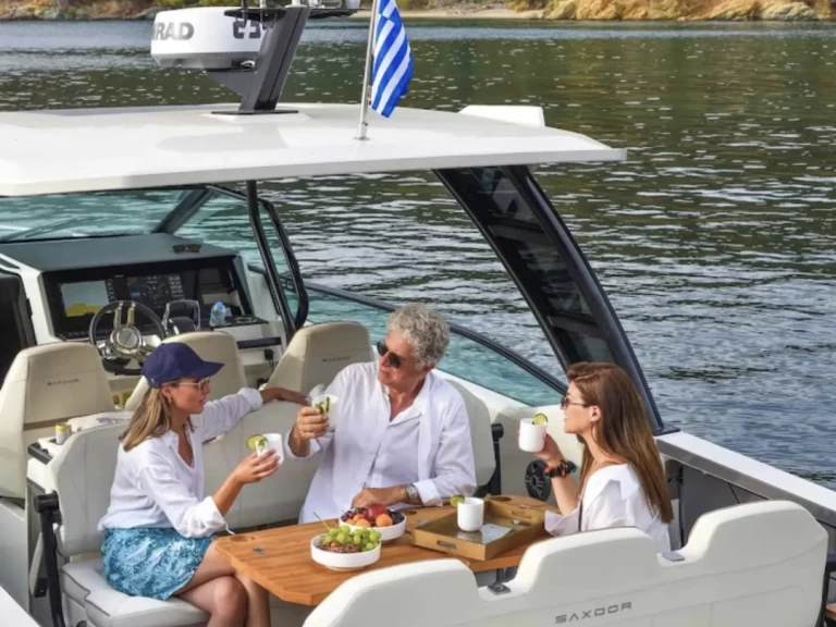 Yacht hire Sithonia cheap Saxdor 270 GTO