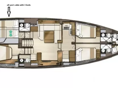 Jeanneau Jeanneau 60 charter bareboat or skippered in  Seget Donji