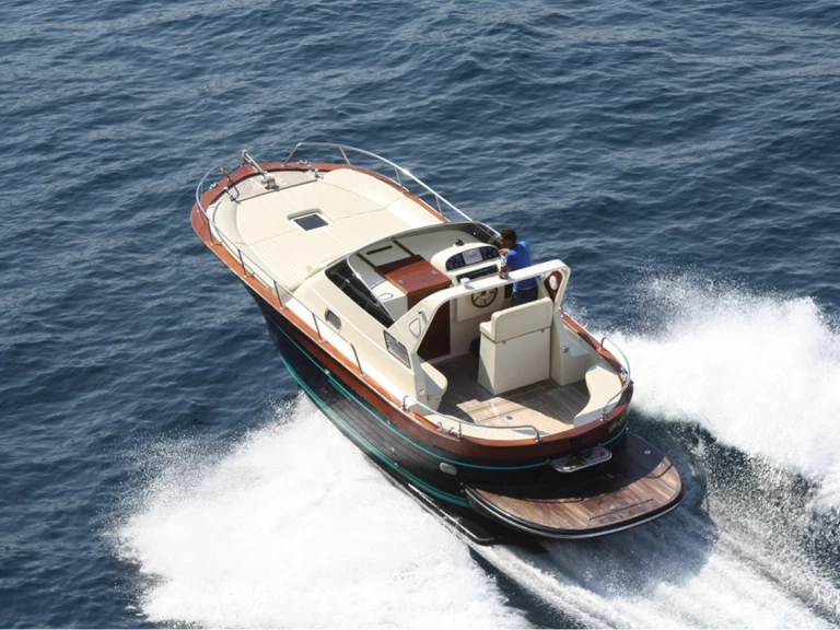 Jeranto Gozzo 30C charter bareboat or skippered in  Positano