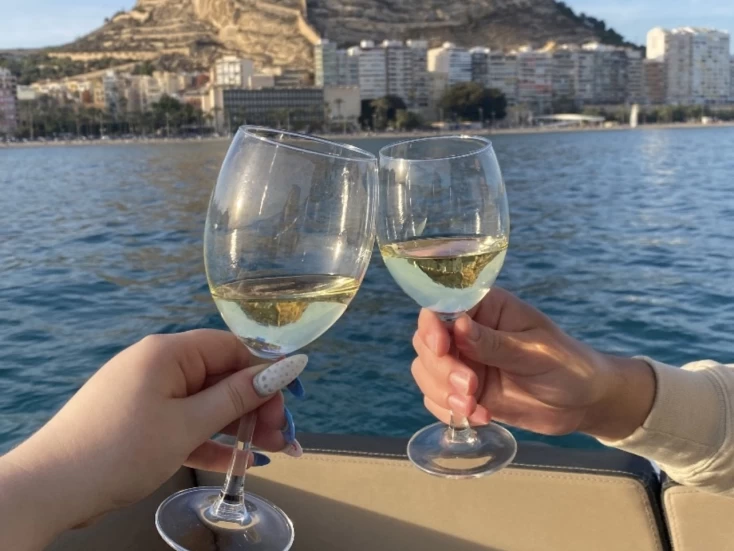 Yacht hire Port of Alicante cheap Merry Fisher 895