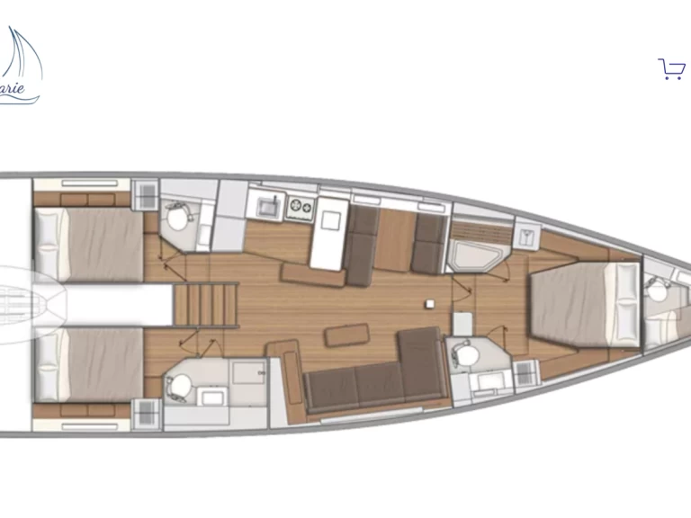 Hire Sailboat with or without skipper Bénéteau Portisco