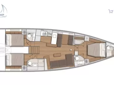 Hire Sailboat with or without skipper Bénéteau Portisco