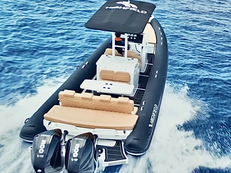 Highfield 900 sport charter bareboat or skippered in  Cannigione