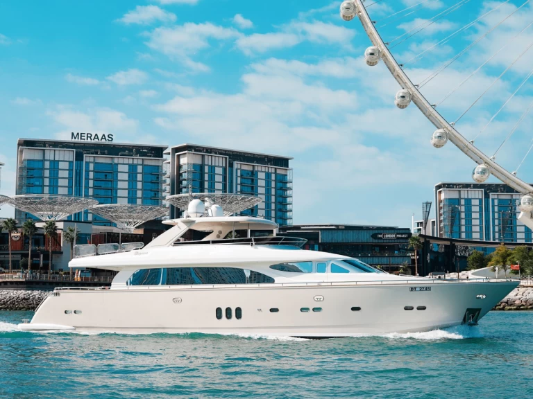 Sunseeker A3 charter bareboat or skippered in  Dubaï harbour