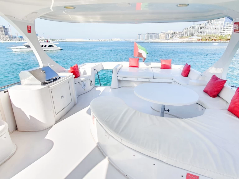 Azimut X23 charter bareboat or skippered in  Dubaï harbour