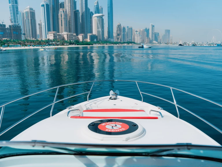 Sea Ray X5 charter bareboat or skippered in  Dubaï harbour