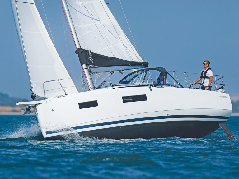 Jeanneau Sun Odyssey 350 charter bareboat or skippered in  La Trinité-sur-Mer