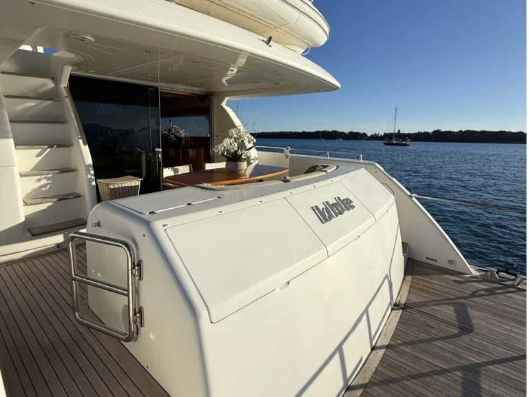 Uniesse 72 Flybridge charter bareboat or skippered in  Fontvieille