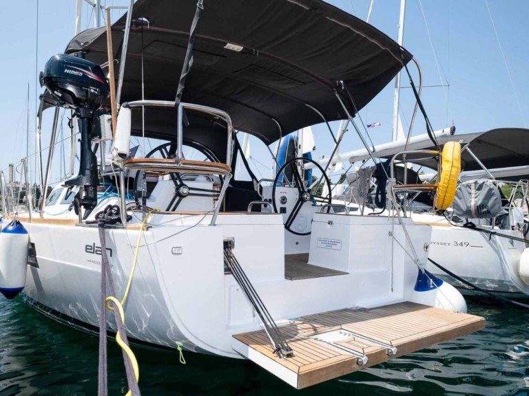 Hire Sailboat Elan with a boat licence